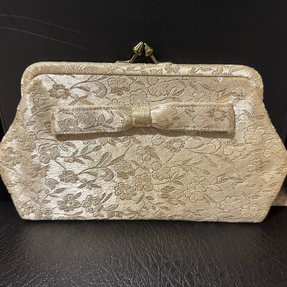 Vintage 1950s Dorset-Rex Fifth Avenue Satin Evening Clutch - Picture 1 of 7